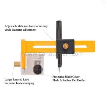 Olfa Maket Bıçağı (Daire Kesici) CMP-1