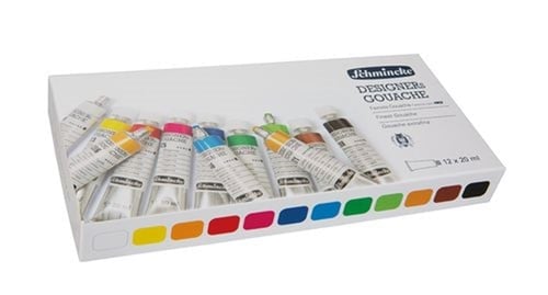 Schmincke HKS Designers' Gouache Boya seti 12x20 ml
