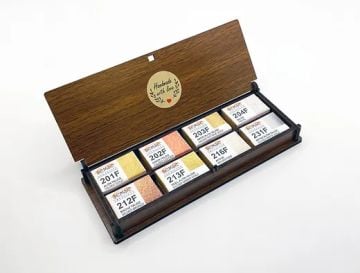 ŞemseArt TBS12 - 8'li Yaldız Tam Tava El Yapımı Sulu Boya Seti (201F,202F,203F,204F,212F,213F,216F,231F)