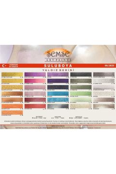 ŞemseArt No: 201F Altın Yaldız Tam Tava Sulu Boya