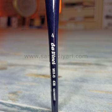 Da Vinci 438 Serisi Fırça No:4 cosmotop mix B yuvarlak sulu boya fırçası