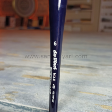 Da Vinci 438 Serisi Fırça No:6 cosmotop mix B yuvarlak sulu boya fırçası