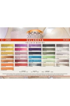 ŞemseArt No: 204F Sedef Yaldız Tam Tava Sulu Boya