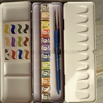 RENESANS Sulu Boya Travel Box 12 Renk 1/2