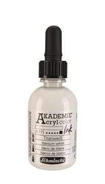 Schmincke Akademie acrylcolor Akrilik Mürekkep 50 ml 111 titanium white