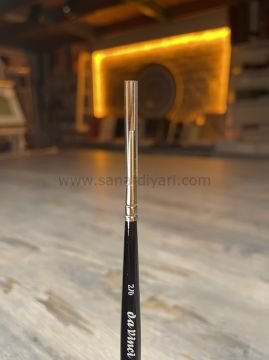 Da Vinci 36 Serisi Fırça No:2/0 Kolinsky Kızıl Samur Kılı Yuvarlak Sulu Boya Fırçası