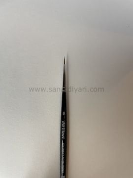 Da Vinci 36 Serisi Fırça No:0 Kolinsky Kızıl Samur Kılı Yuvarlak Sulu Boya Fırçası