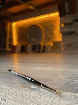 Da Vinci 36 Serisi Fırça No:1 Kolinsky Kızıl Samur Kılı Yuvarlak Sulu Boya Fırçası