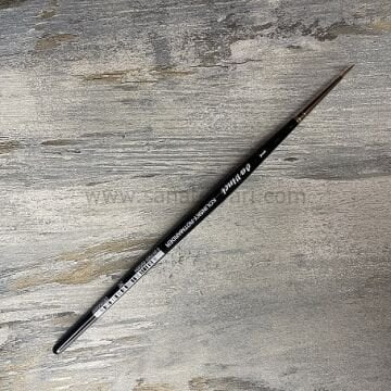 Da Vinci 36 Serisi Fırça No:1 Kolinsky Kızıl Samur Kılı Yuvarlak Sulu Boya Fırçası