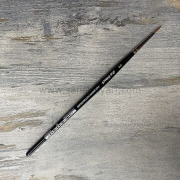 Da Vinci 36 Serisi Fırça No:2 Kolinsky Kızıl Samur Kılı Yuvarlak Sulu Boya Fırçası