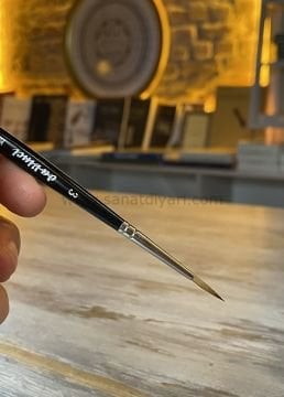 Da Vinci 36 Serisi Fırça No:3 Kolinsky Kızıl Samur Kılı Yuvarlak Sulu Boya Fırçası