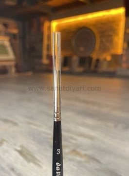 Da Vinci 36 Serisi Fırça No:3 Kolinsky Kızıl Samur Kılı Yuvarlak Sulu Boya Fırçası