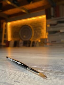 Da Vinci 36 Serisi Fırça No:4 Kolinsky Kızıl Samur Kılı Yuvarlak Sulu Boya Fırçası