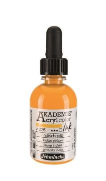 Schmincke Akademie acrylcolor Akrilik Mürekkep 50 ml 226 indian yellow