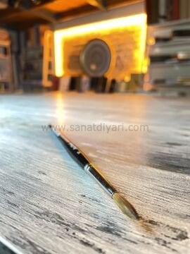 Da Vinci 36 Serisi Fırça No:6 Kolinsky Kızıl Samur Kılı Yuvarlak Sulu Boya Fırçası