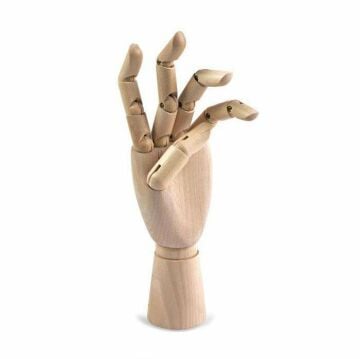 ART DESING Ahşap Model El Mankeni 25 cm