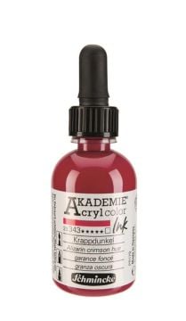Schmincke Akademie acrylcolor Akrilik Mürekkep 50 ml 343 alizarin crimson hue