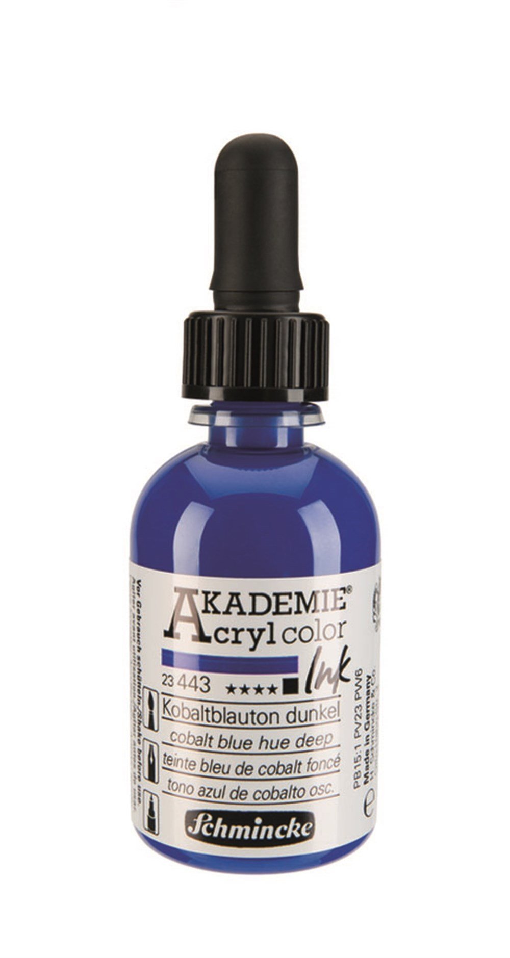 Schmincke Akademie acrylcolor Akrilik Mürekkep 50 ml 443 cobalt blue hue deep