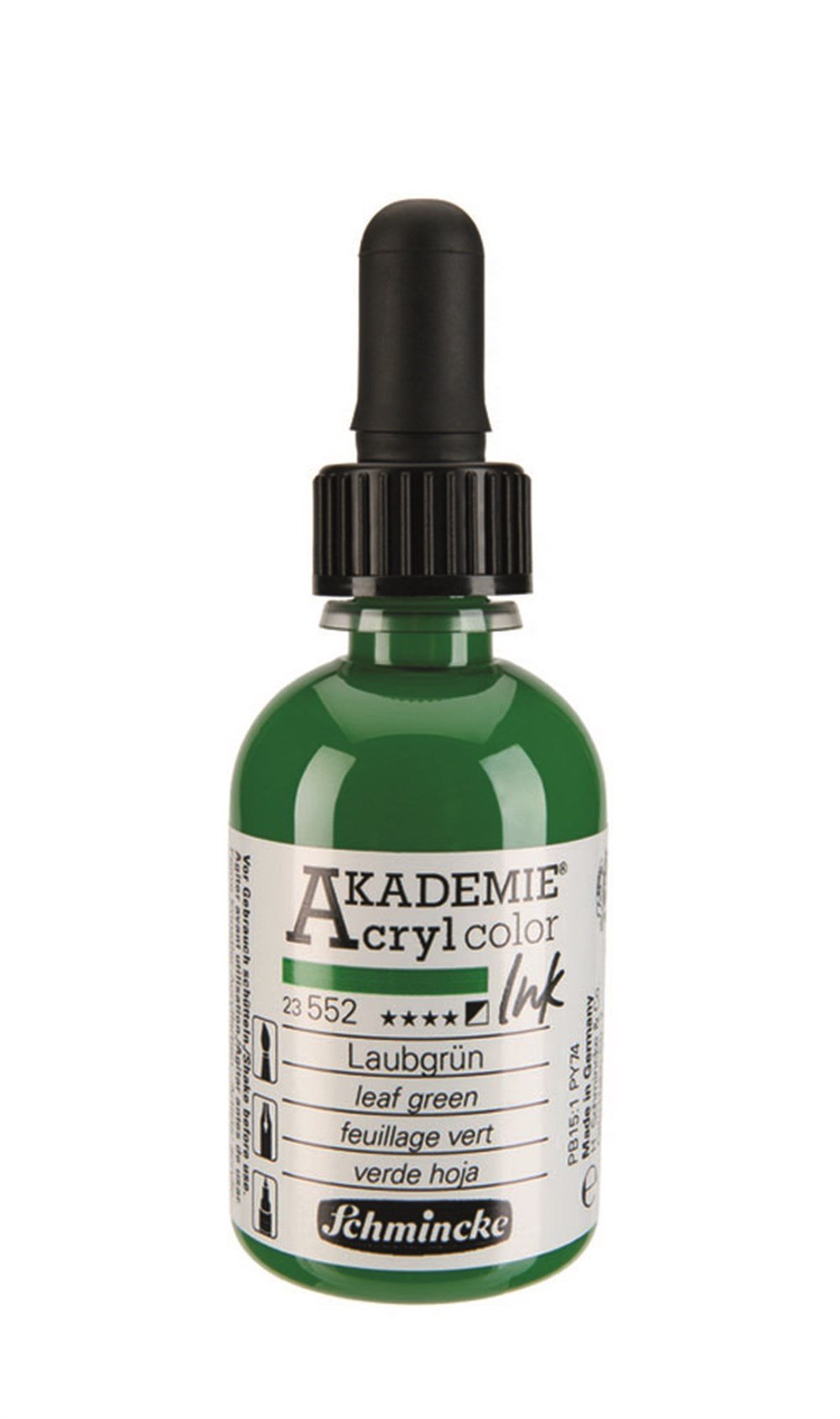 Schmincke Akademie acrylcolor Akrilik Mürekkep 50 ml 552 leaf green