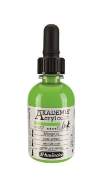 Schmincke Akademie acrylcolor Akrilik Mürekkep 50 ml 557 may green