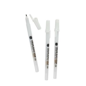 Keep Smiling Beyaz Jel Kalem 0,8 mm 3'lü E0430