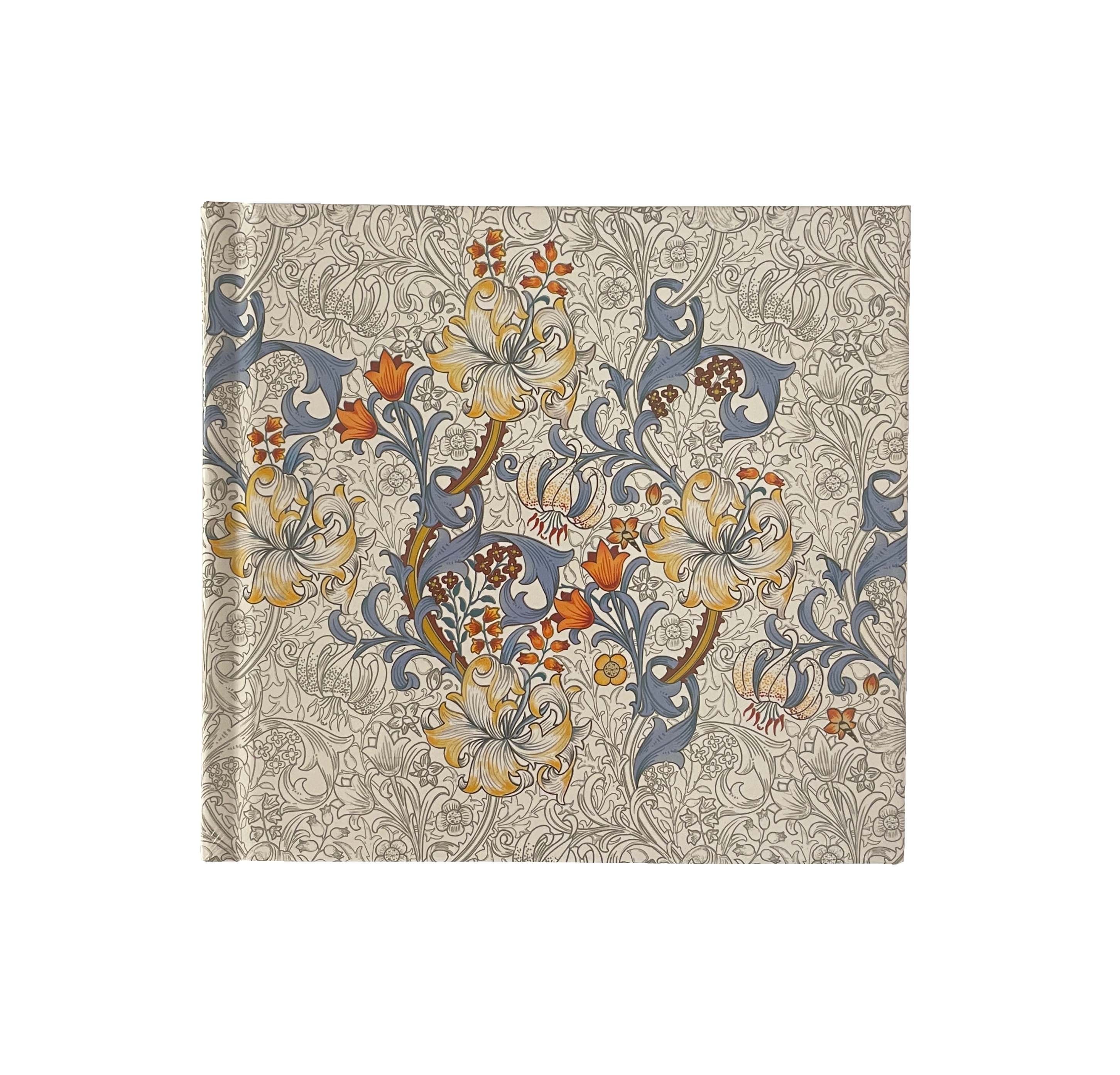 Art William Morris Mavi Sketch Book Sert Kapak Ciltli 14x15 cm 175 gr 38 yp