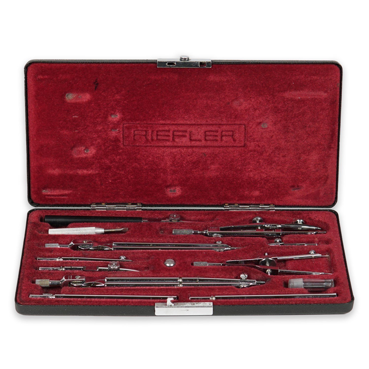 Wild Heerbrugg Riefler Antika Pergel Seti No:226