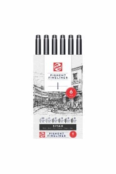 Talens Pigment Fineliner 6 Lı Set