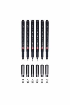 Talens Pigment Fineliner 6 Lı Set