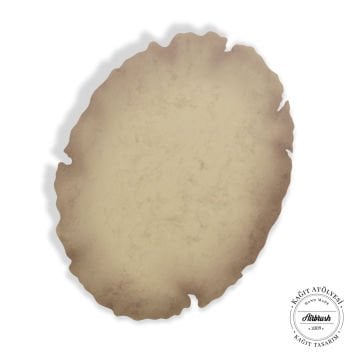 kağıt atölyesi 300 gr A6 naturel oval