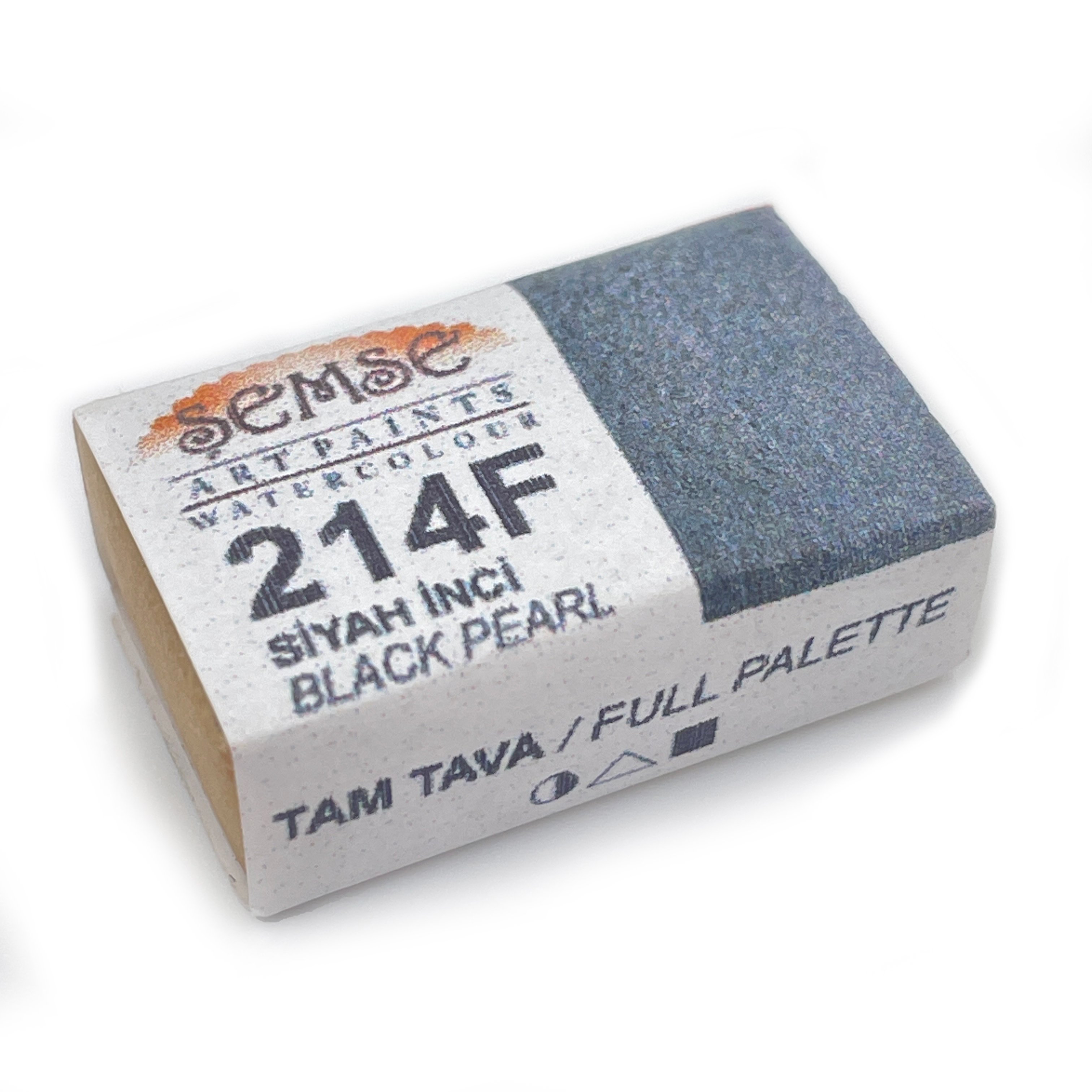 ŞemseArt No: 214F Siyah İnci Yaldız Tam Tava Sulu Boya