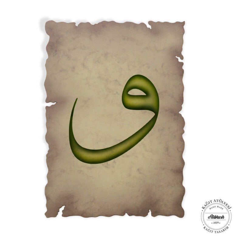 kağıt atölyesi 300 gr A5 zeytin yeşili vav