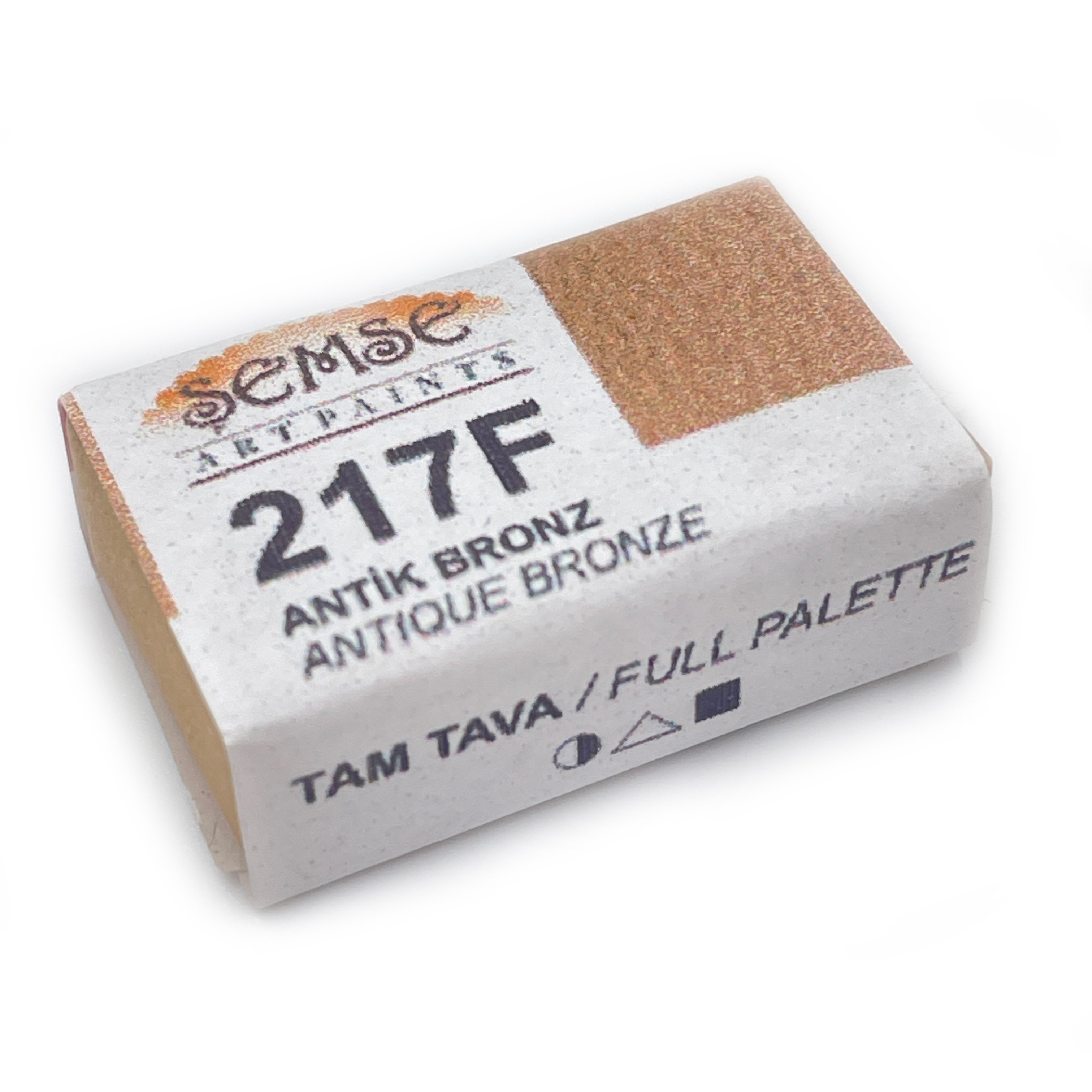 ŞemseArt No: 217F Antik Bronz Yaldız Tam Tava Sulu Boya