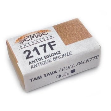 ŞemseArt No: 217F Antik Bronz Yaldız Tam Tava Sulu Boya