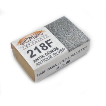 ŞemseArt No: 218F Antik Gümüş Yaldız Tam Tava Sulu Boya