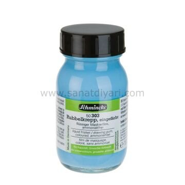 Schmincke rubbelkrepp Medium 50303 Liquid Frisket Renkli  Nötr Maskeleme Sıvısı 100 ml