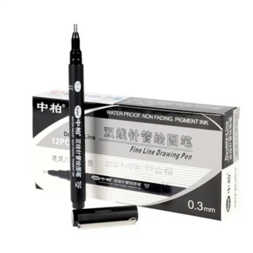 Çift Uçlu Teknik Çizim Kalemi 0.3 mm