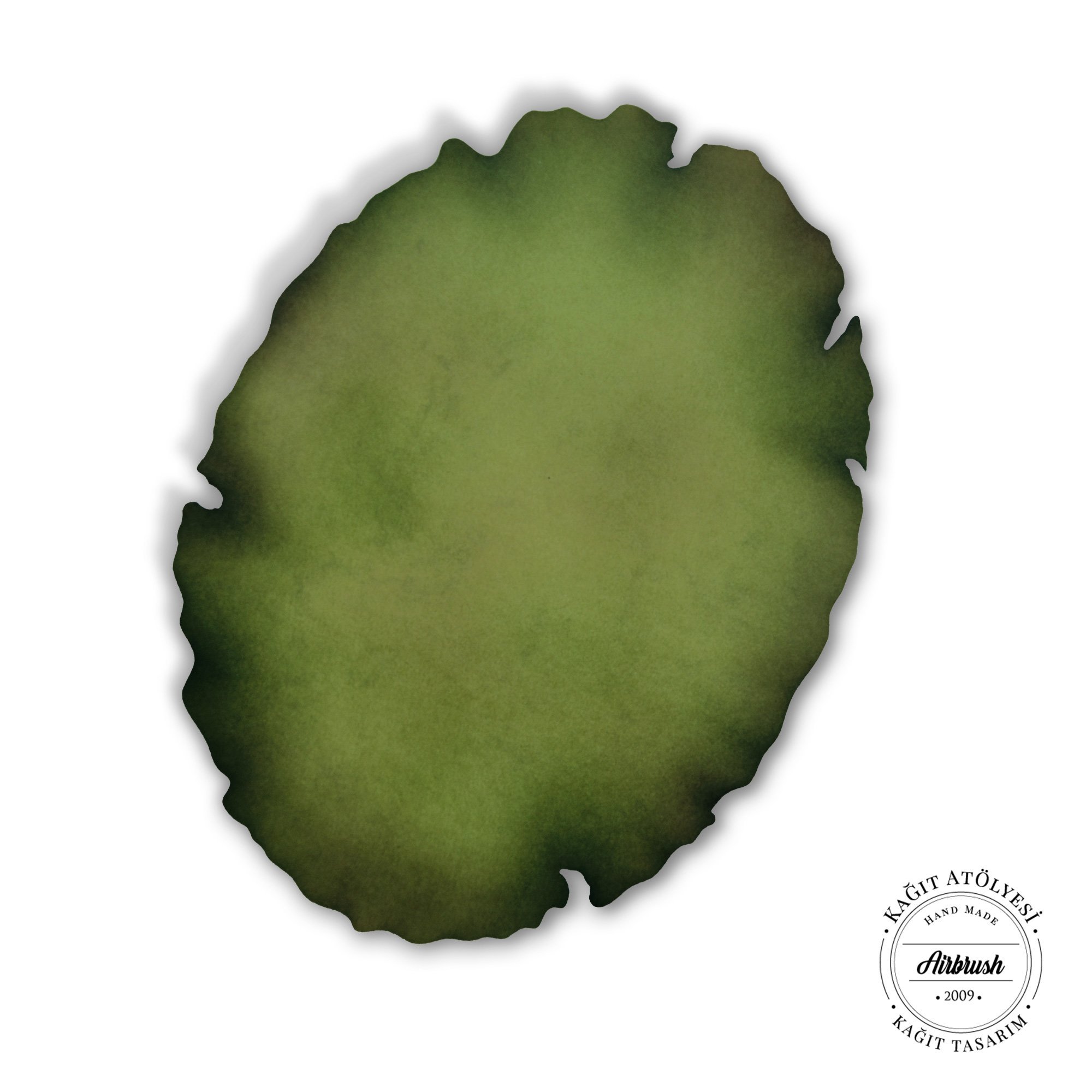 Kağıt Atölyesi 300 gr A4 Açık Yeşil Oval