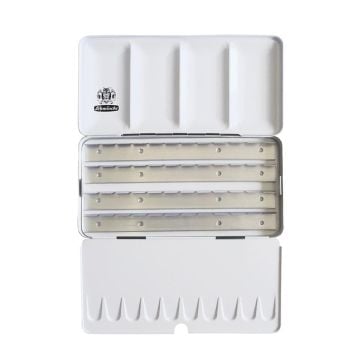 Schmincke Boş Metal Sulu Boya Tablet Kutusu 24 X Tam Tablet Veya 48 X Yarım Tablet 74948