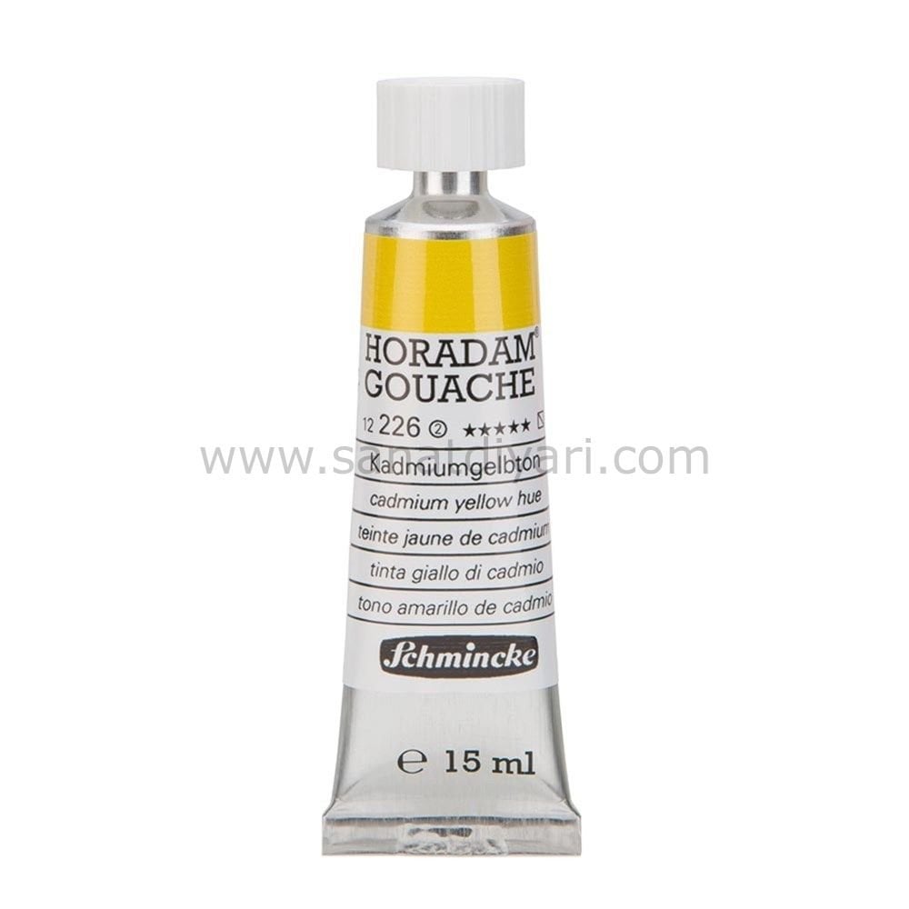 Schmincke 226 Cadmium Yellow Hue Horadam Gouache Boya 15 ml Seri 2