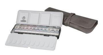 Schmincke Horadam Aquarell Metal Kutu Artist Sulu Boya Seti 12xTam Tablet 74797