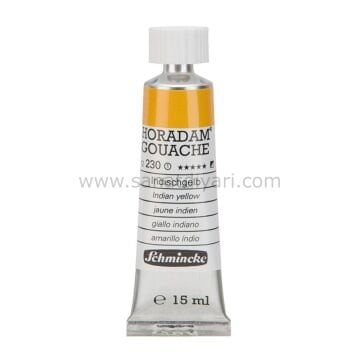 Schmincke 230 Indian Yellow Horadam Gouache Boya 15 ml Seri 1
