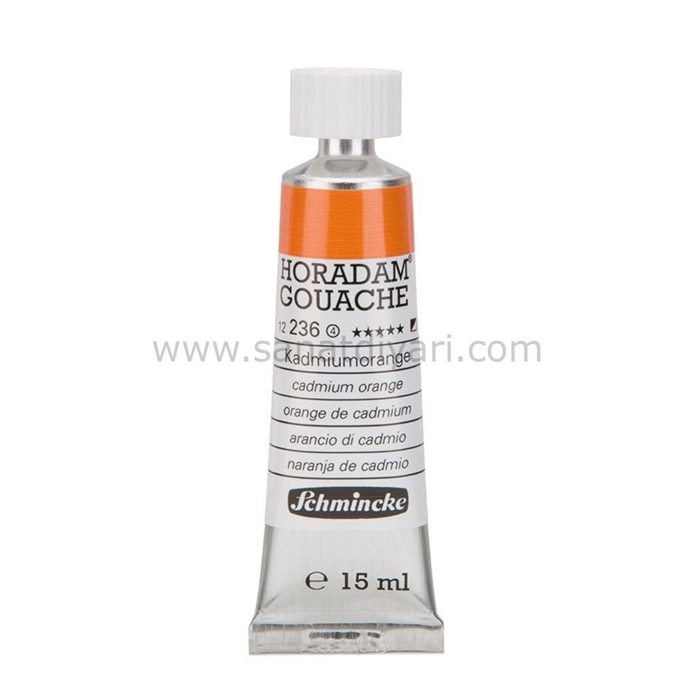 Schmincke 236 Cadmium Orange Horadam Gouache Boya 15 ml Seri 4
