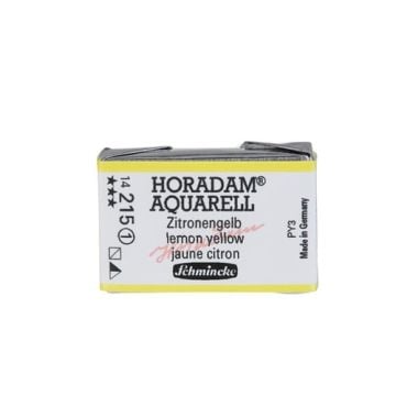 Schmincke Horadam Aquarell Artistik Sulu Boya Tam Tablet Seri 1 215 lemon yellow