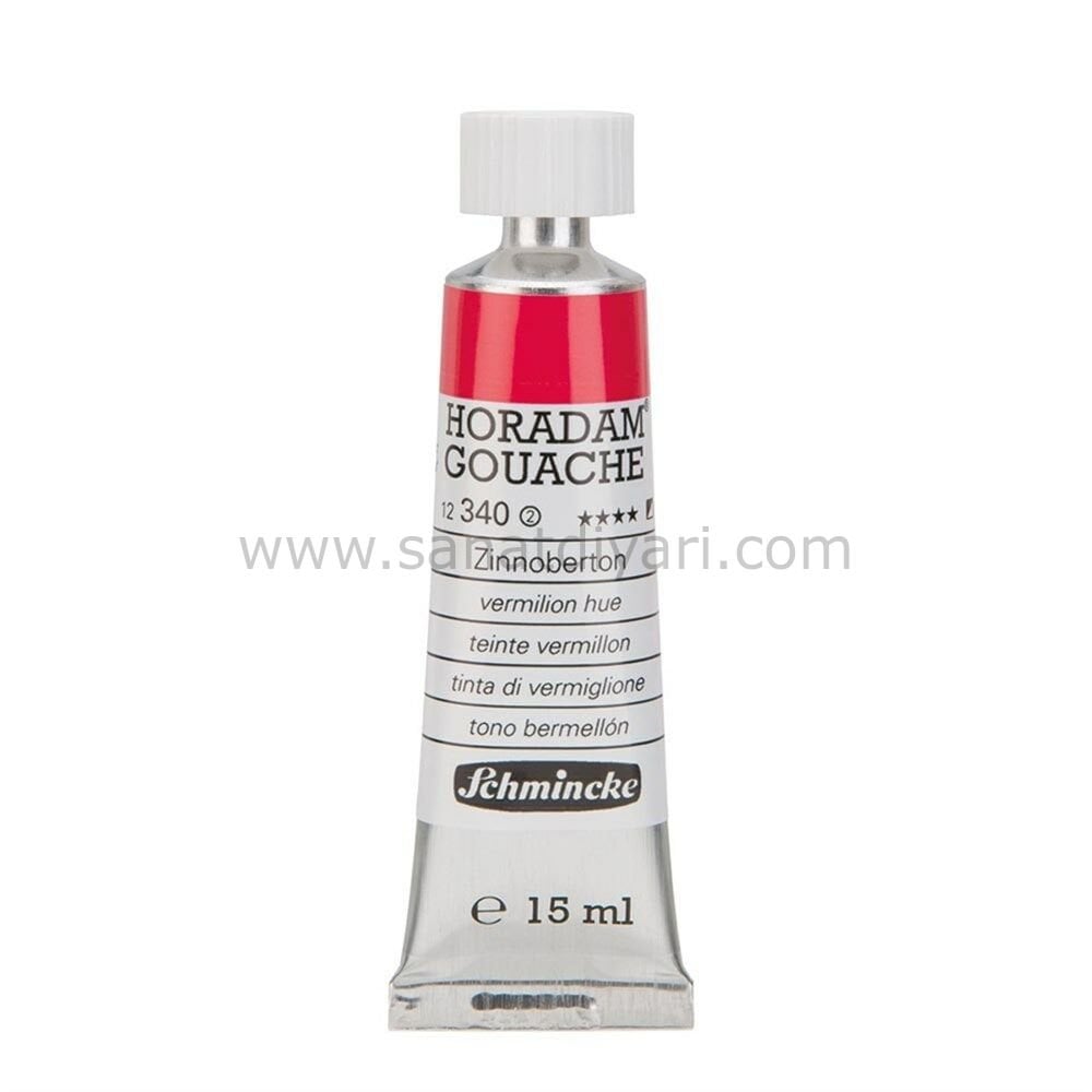 Schmincke 340 Vermilion Hue Horadam Gouache Boya 15 ml Seri 2