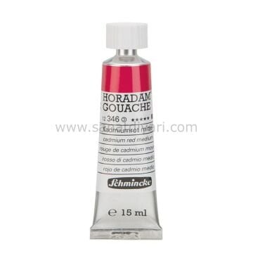 Schmincke 346 Cadmium Red Middle Horadam  Gouache Boya 15 ml Seri 3