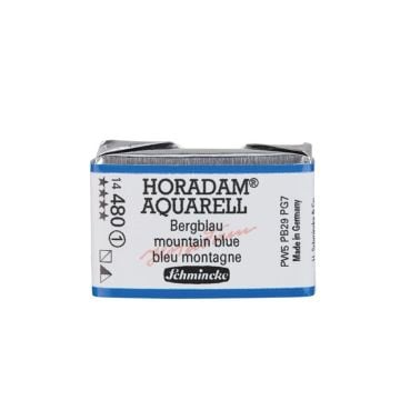 Schmincke Horadam Aquarell Artistik Sulu Boya Tam Tablet Seri 1 480 Mountain Blue