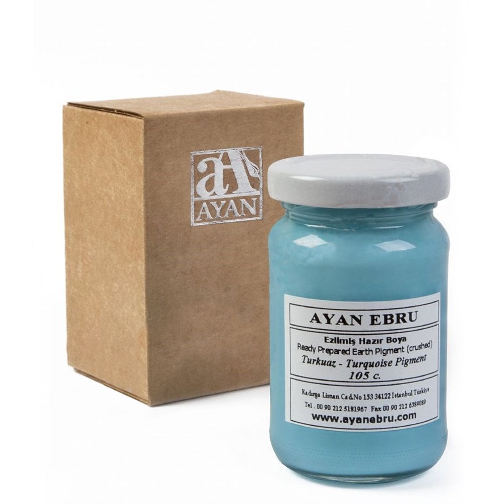 AYAN EBRU EZİLMİŞ HAZIR BOYA 105 cc. TURKUAZ