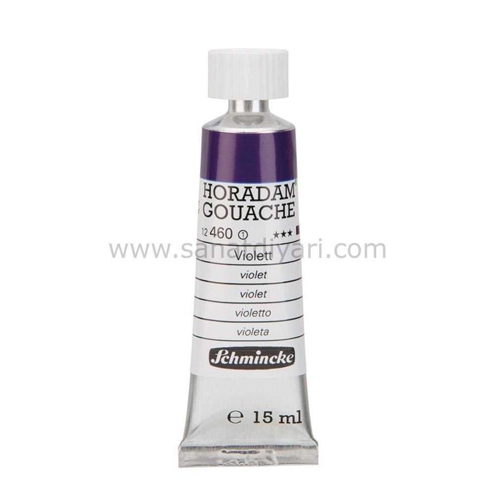 Schmincke 460 Violet Horadam Gouache Boya 15 ml Seri 1