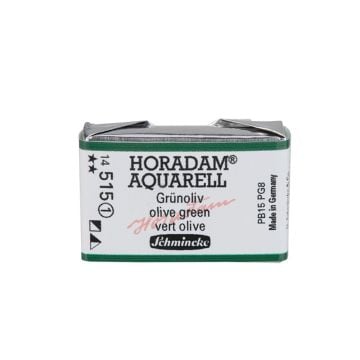 Schmincke Horadam Aquarell Artistik Sulu Boya Tam Tablet Seri 1 515 olive green